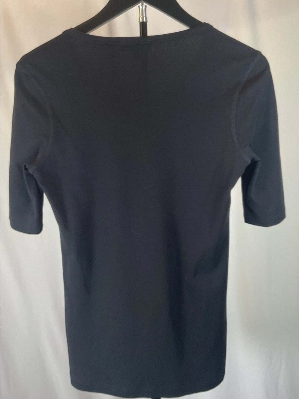 Theory Black Short Sleeve Crewneck Tee - Picture 2 of 2